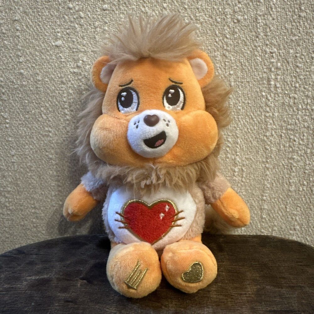 8” Care Bears x Wicked Tenderheart Bear as The Cowardly Lion Wizard Of Oz